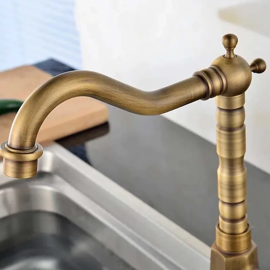 Rea Robinet de lavabo Bona old gold high