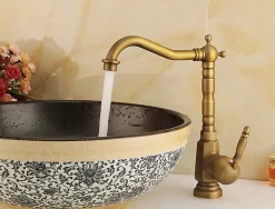 Rea Robinet de lavabo Bona old gold high