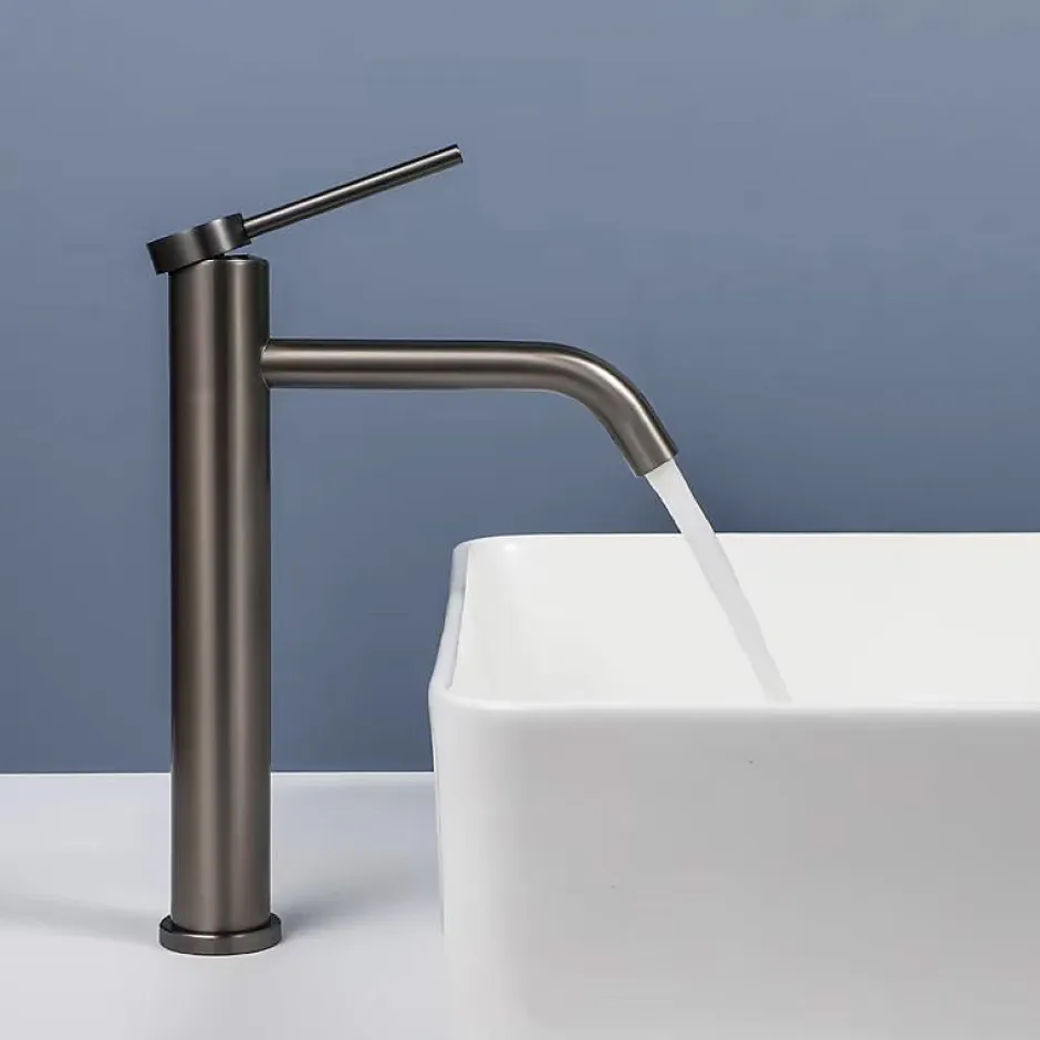 Rea Robinet de lavabo Clif titanium high