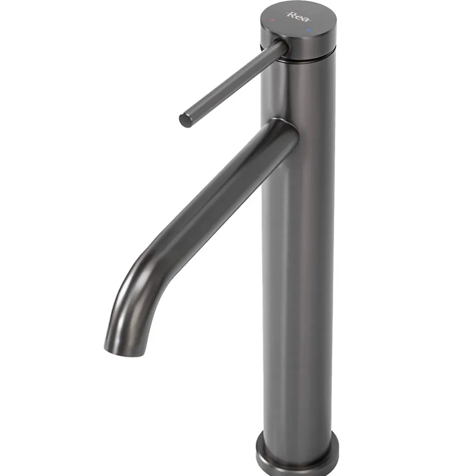 Rea Robinet de lavabo Clif titanium high