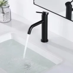 Rea Robinet de lavabo Clif black low