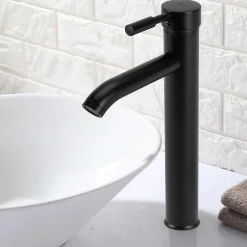 Rea Robinet de lavabo Graf black high* Robinet Lave-Mains