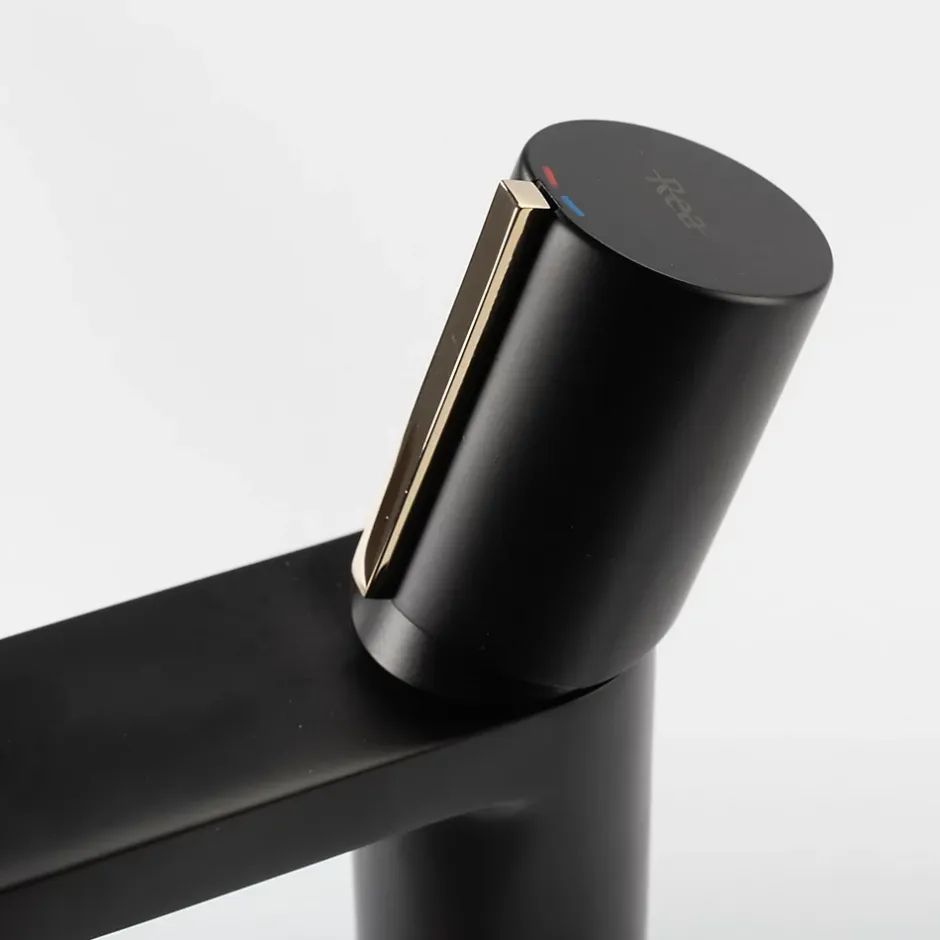 Rea Robinet de lavabo Icon black low* Robinet Lave-Mains