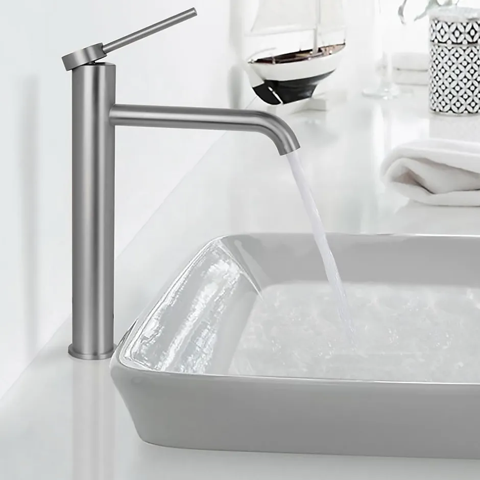 Rea Robinet De Lavabo Js-B311-1N Clif High Brush Nickel