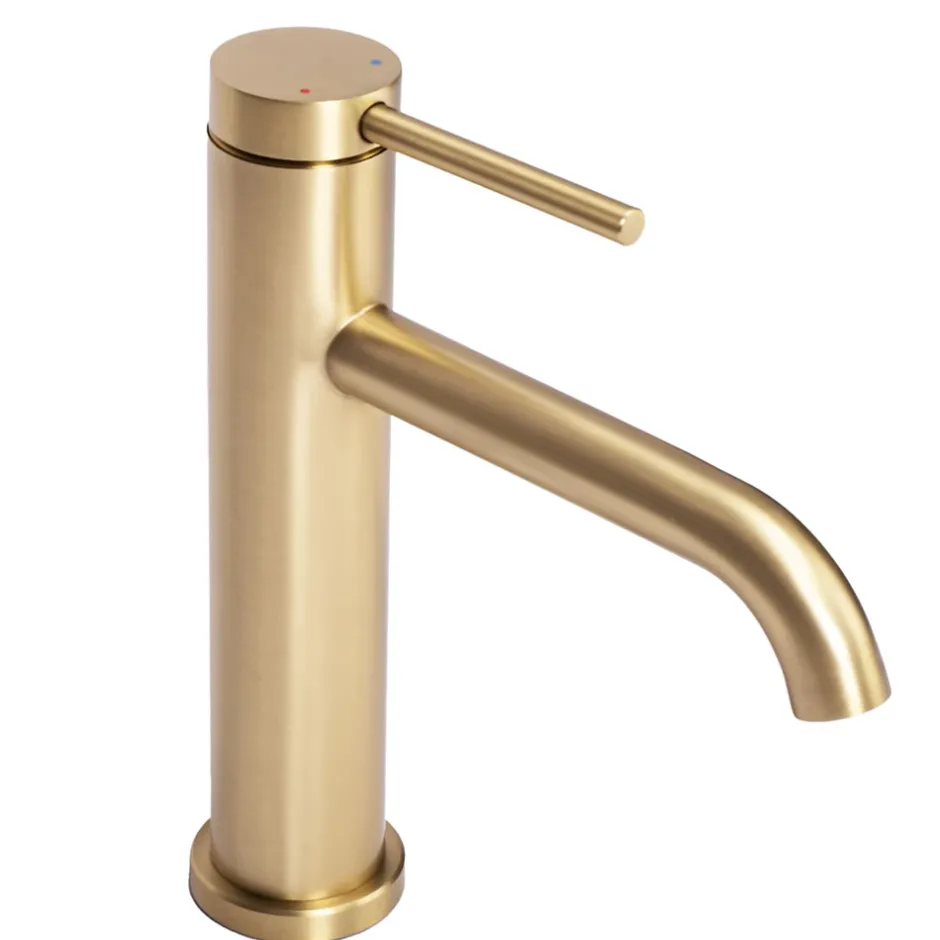 Rea Robinet De Lavabo Js-B311Bg Clif Low Brush Gold