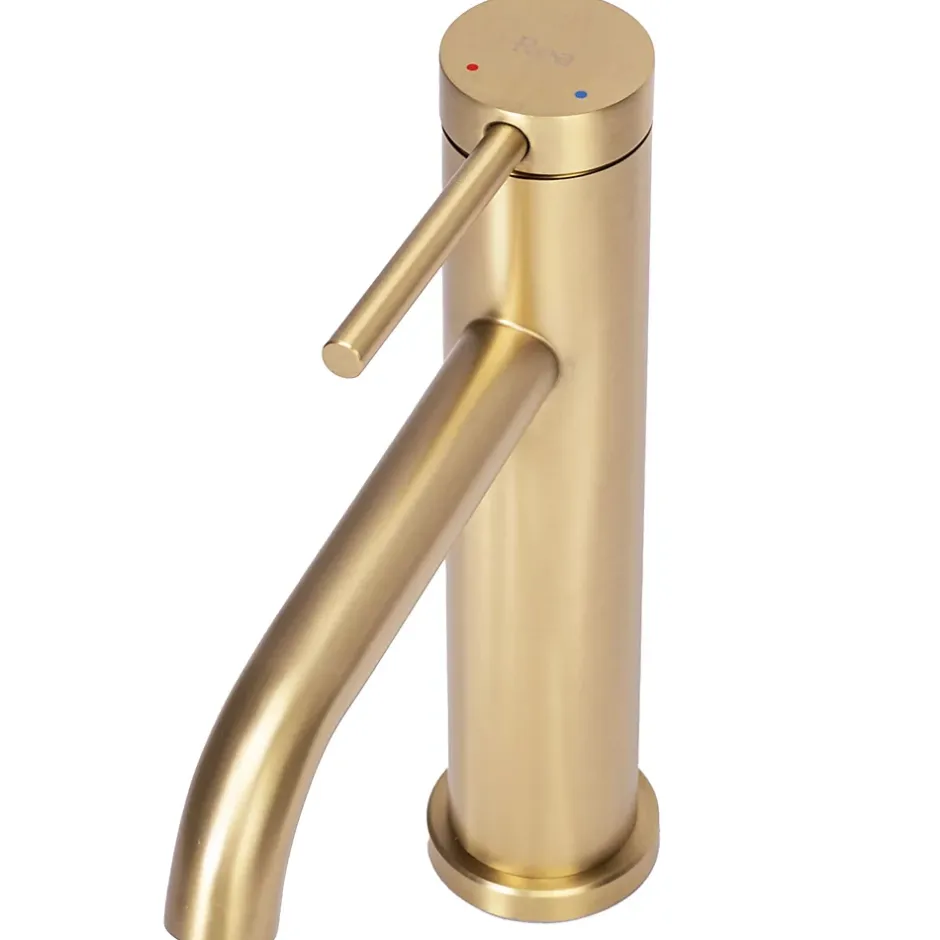 Rea Robinet De Lavabo Js-B311Bg Clif Low Brush Gold