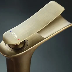Rea Robinet de lavabo Laguna antique brush gold high* Robinet Lave-Mains