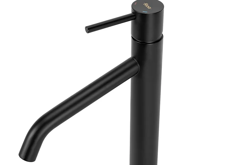 Rea Robinet de lavabo Level black high* Robinet Lave-Mains