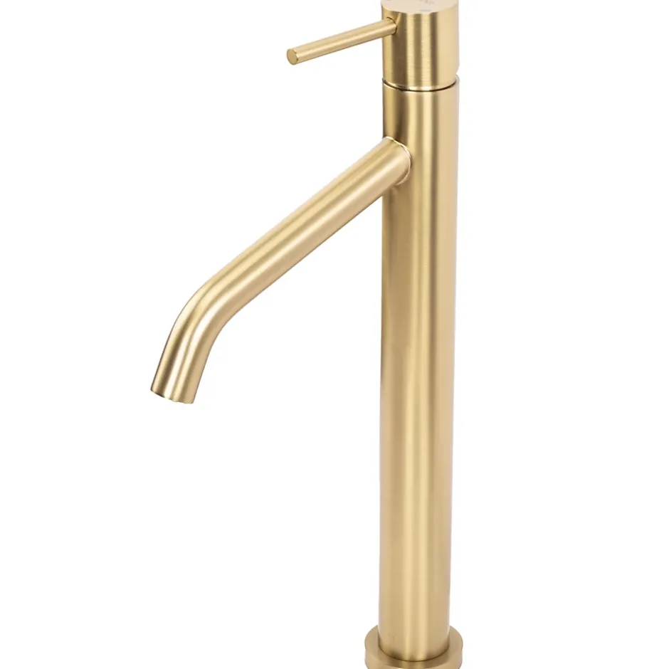 Rea Robinet de lavabo Level brush gold high* Robinet Lave-Mains