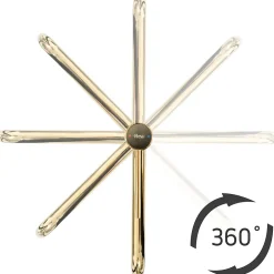 Rea Robinet de lavabo Lugano slim gold high