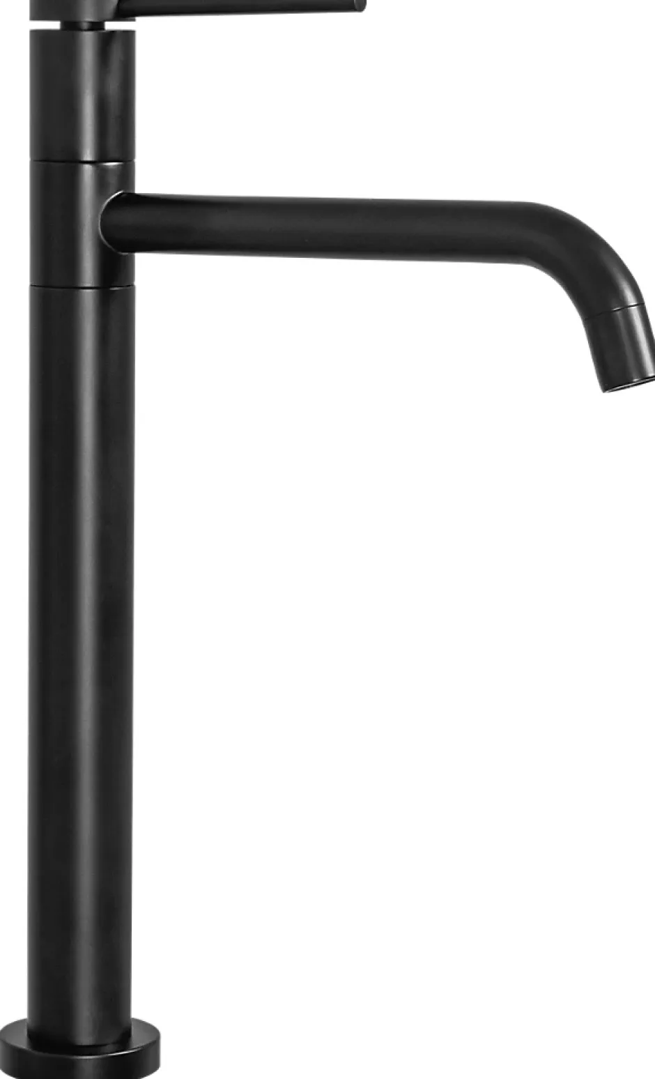 Rea Robinet de lavabo Lugano slim black high* Robinet Lave-Mains