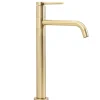 Rea Robinet de lavabo Lugano slim brush gold high