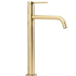 Rea Robinet de lavabo Lugano slim brush gold high