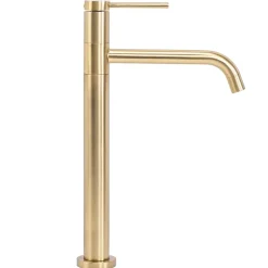 Rea Robinet de lavabo Lugano slim brush gold high