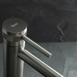 Rea Robinet De Lavabo Lungo Grip Low Titanium* Robinet Lave-Mains