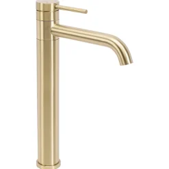 Rea Robinet De Lavabo Lungis High Brush Gold* Robinet Lave-Mains