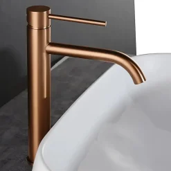 Rea Robinet de lavabo Lungo brushed copper high* Robinet Lave-Mains