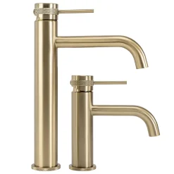 Rea Robinet De Lavabo Lungo Grip Low Brush Gold* Robinet Lave-Mains