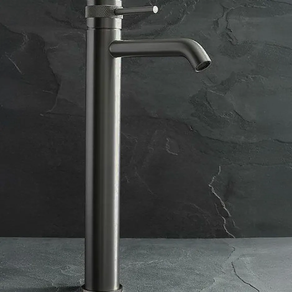 Rea Robinet De Lavabo Lungo Grip High Titanium* Robinet Lave-Mains