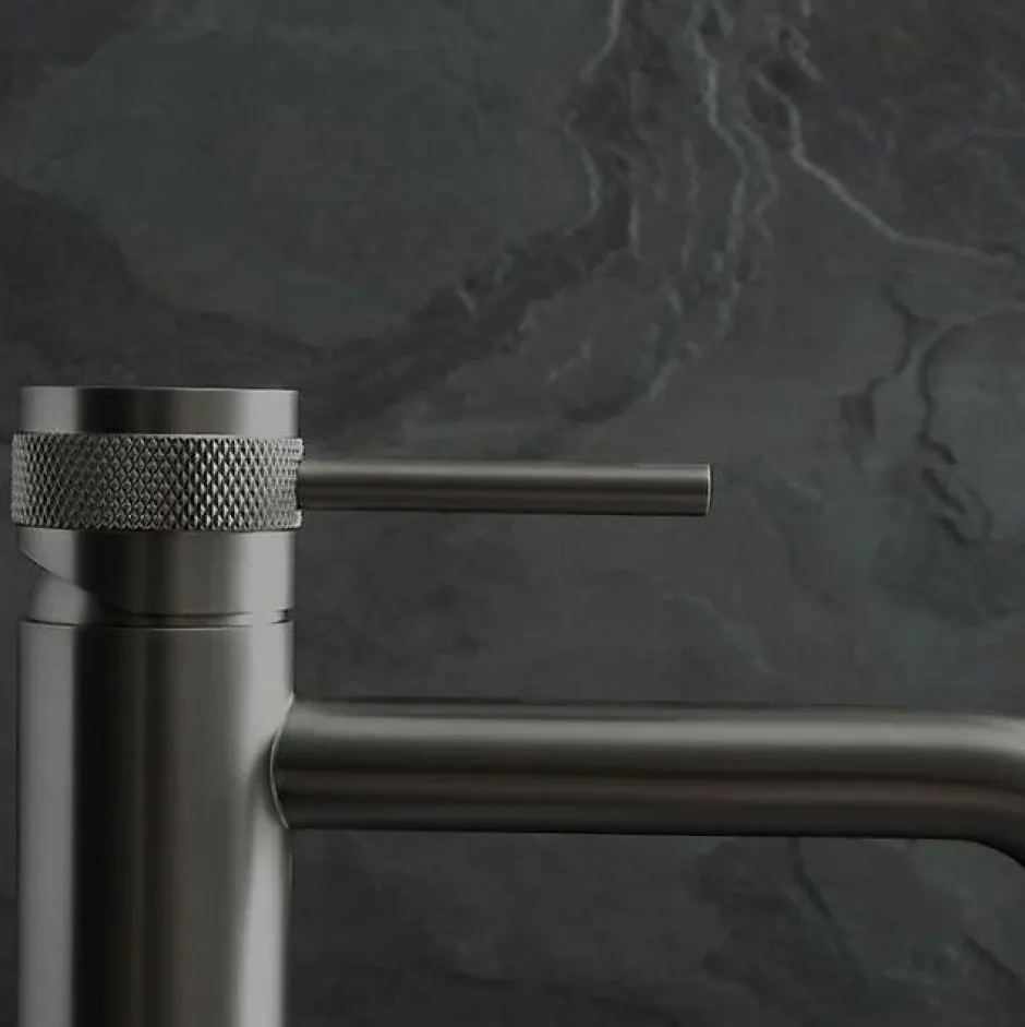 Rea Robinet De Lavabo Lungo Grip High Titanium* Robinet Lave-Mains