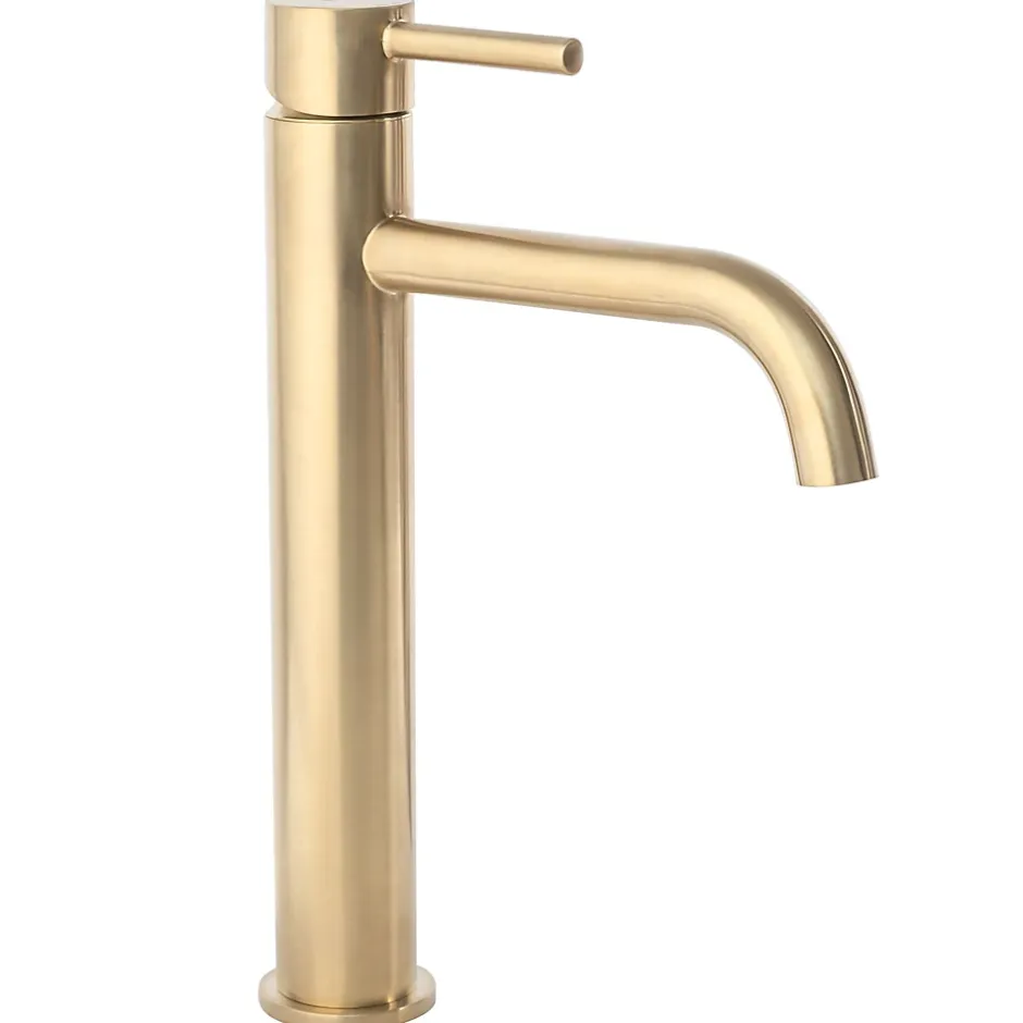Rea Robinet De Lavabo Lungo High Brush Gold