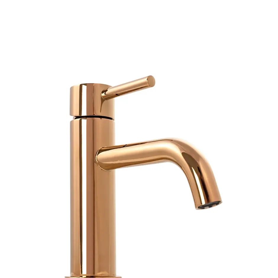 Rea Robinet de lavabo Lungo Rose Gold low* Robinet Lave-Mains