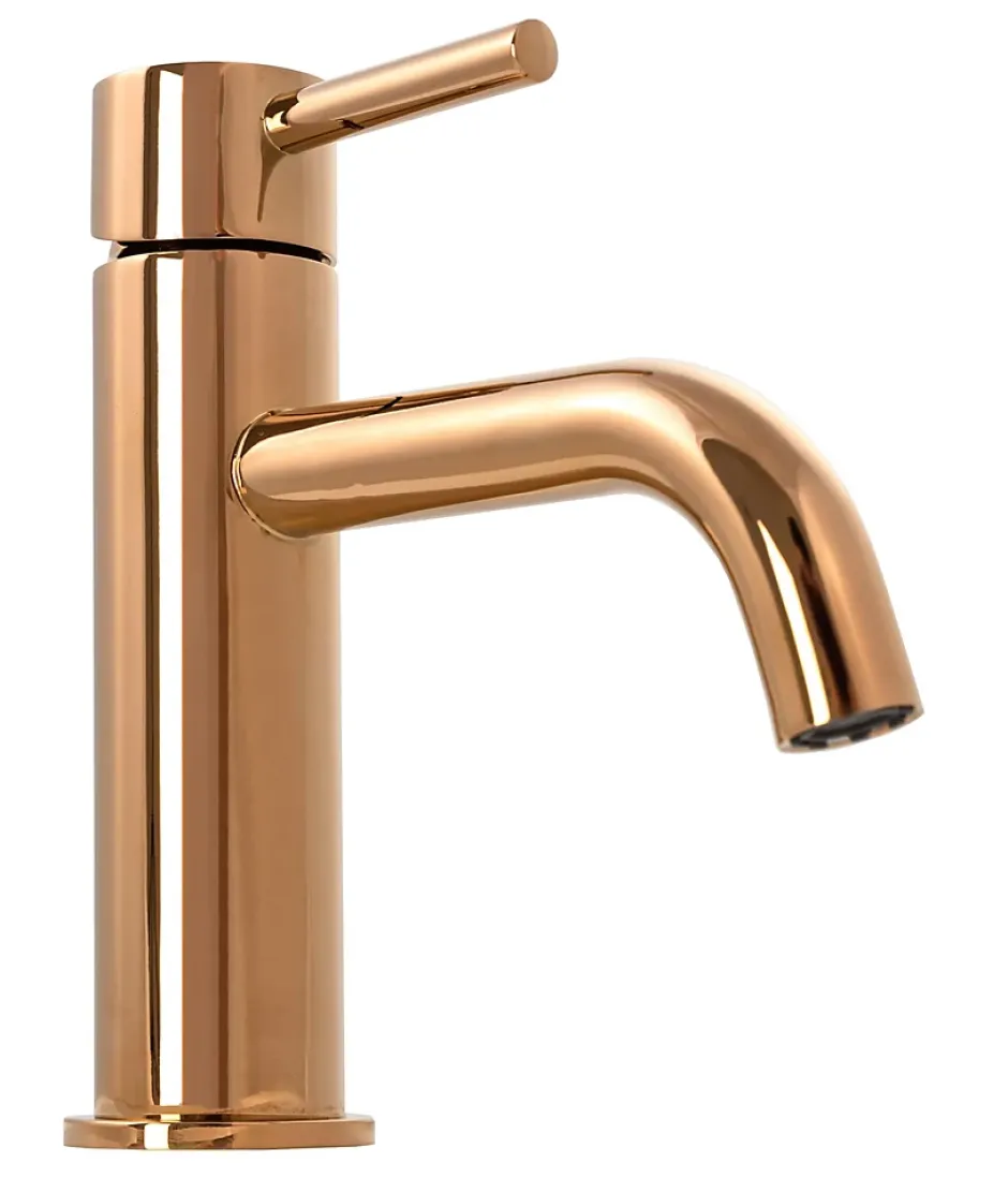 Rea Robinet de lavabo Lungo Rose Gold low* Robinet Lave-Mains