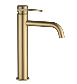 Rea Robinet De Lavabo Lungo Grip High Brush Gold* Robinet Lave-Mains