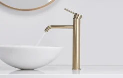 Rea Robinet de lavabo Lungo gold high