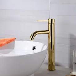 Rea Robinet de lavabo Lungo gold high