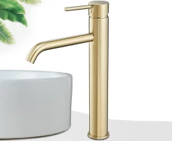 Rea Robinet de lavabo Lungo gold high