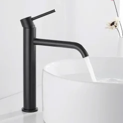 Rea Robinet de lavabo Lungo black high* Robinet Lave-Mains
