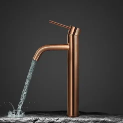 Rea Robinet de lavabo Lungo rose gold high* Robinet Lave-Mains
