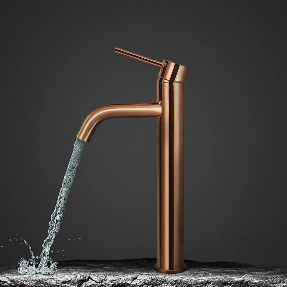 Rea Robinet de lavabo Lungo rose gold high* Robinet Lave-Mains