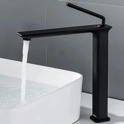 Rea Robinet de lavabo Modo black high* Robinet Lave-Mains