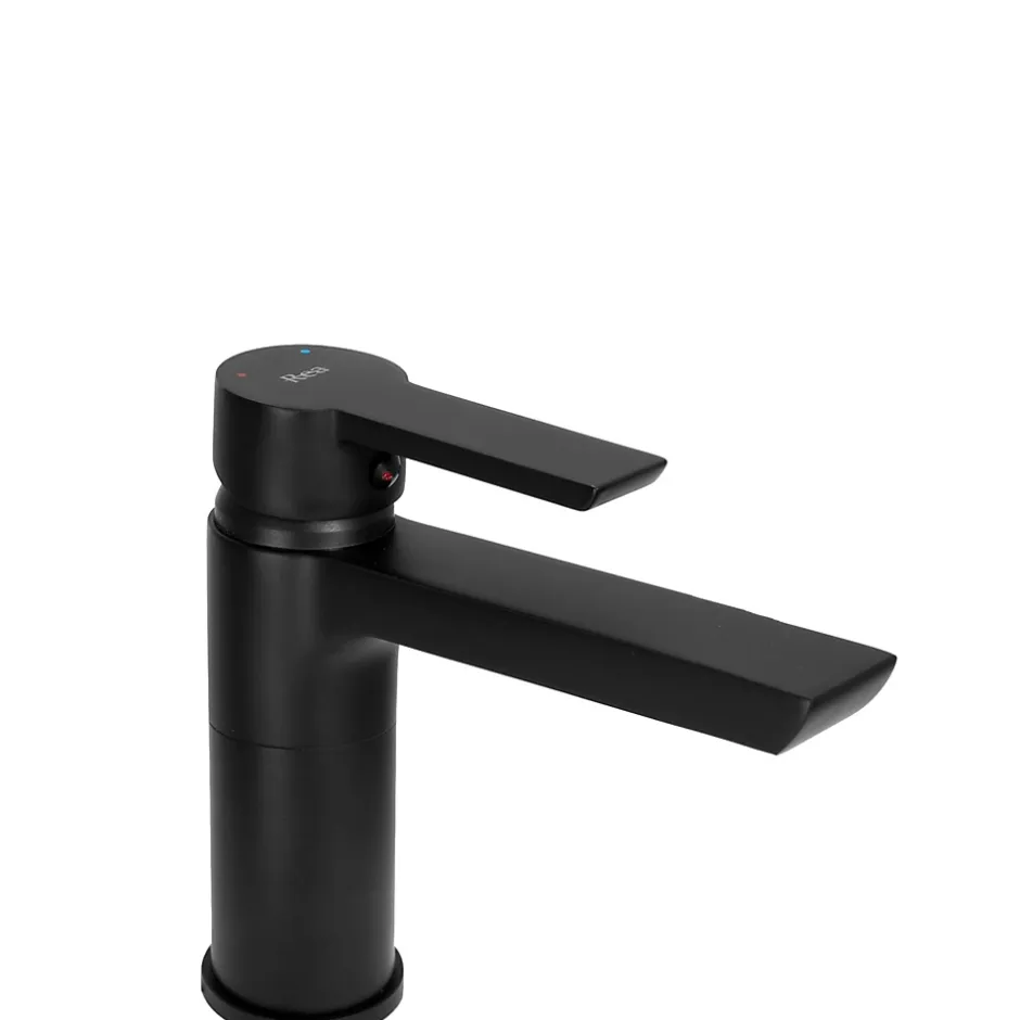 Rea Robinet De Lavabo My2021-2B Argus Low Black* Robinet Lave-Mains