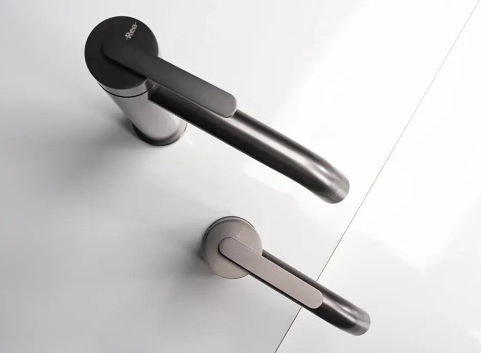 Rea Robinet De Lavabo Ontario Js-11801-1Gg High Titanium* Robinet Lave-Mains