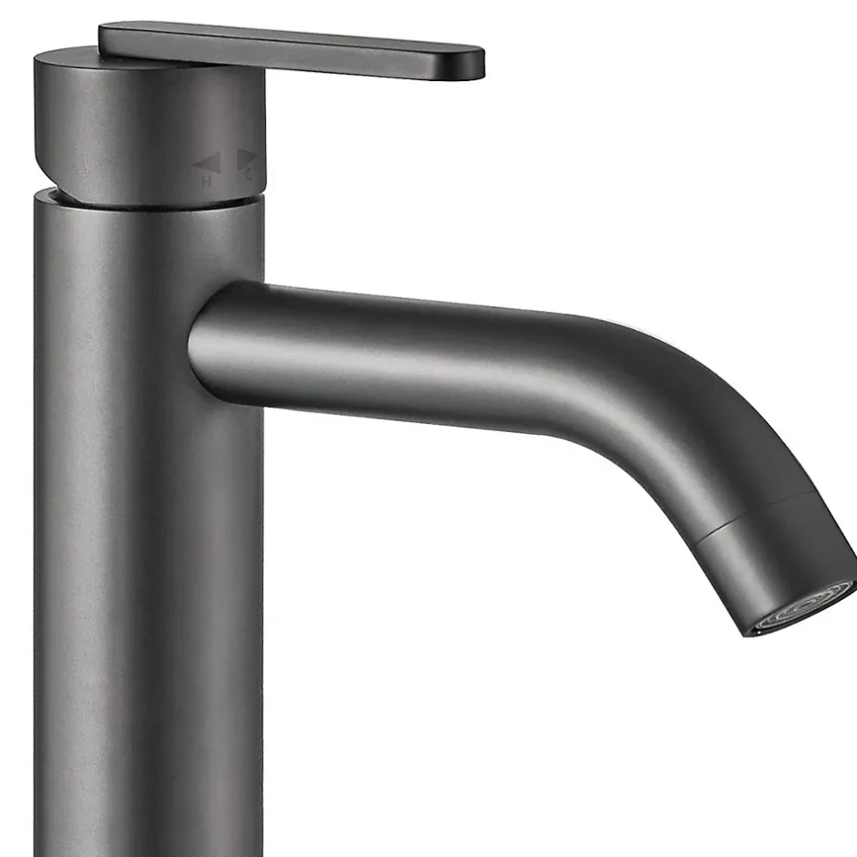 Rea Robinet De Lavabo Ontario Js-11801-1Gg High Titanium* Robinet Lave-Mains