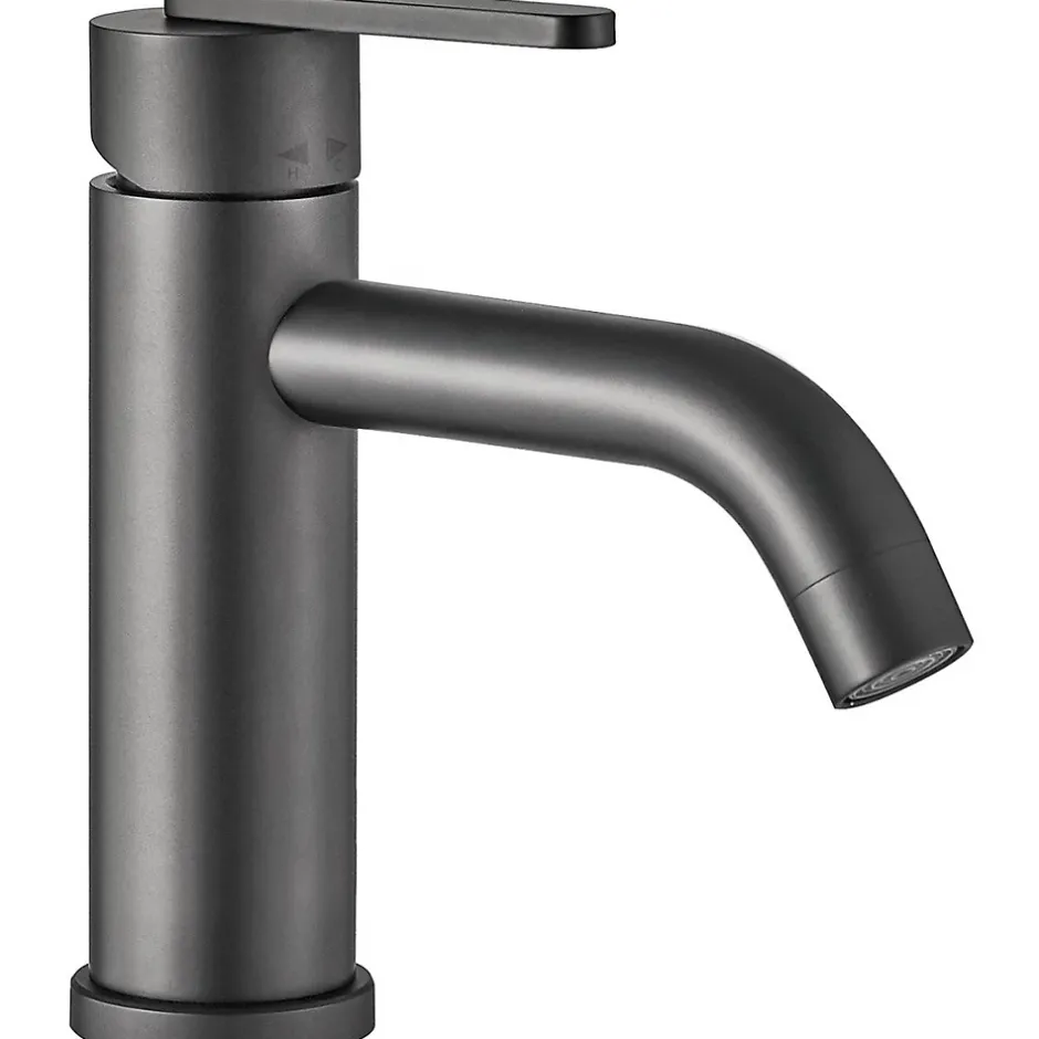 Rea Robinet De Lavabo Ontario Js-11801Gg Low Titanium* Robinet Lave-Mains