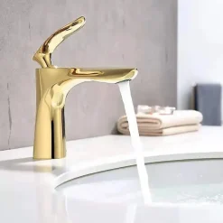 Rea Robinet de lavabo Orbit gold low