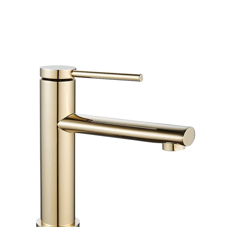 Rea Robinet de lavabo Oval gold low