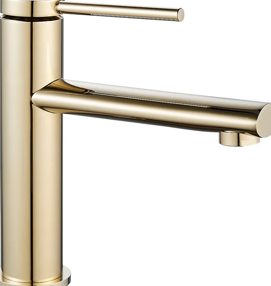 Rea Robinet de lavabo Oval gold low
