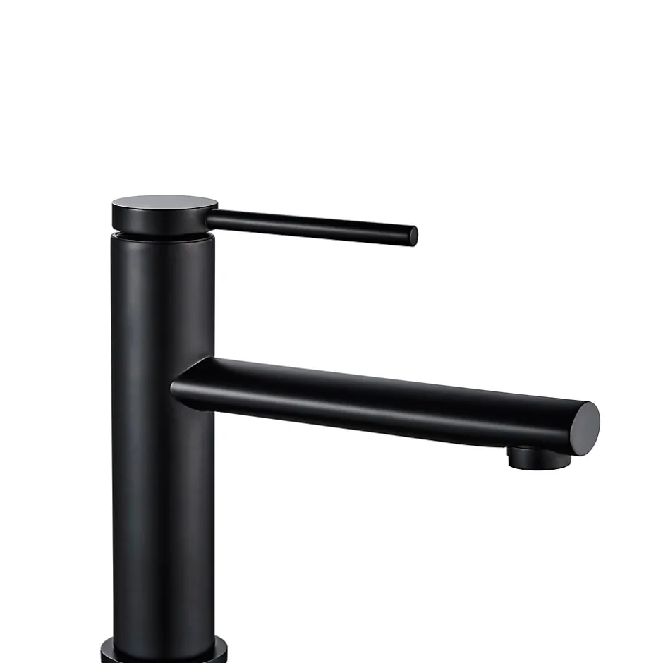 Rea Robinet de lavabo Oval black low* Robinet Lave-Mains
