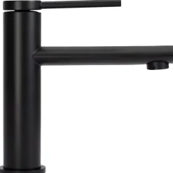Rea Robinet de lavabo Oval black low* Robinet Lave-Mains