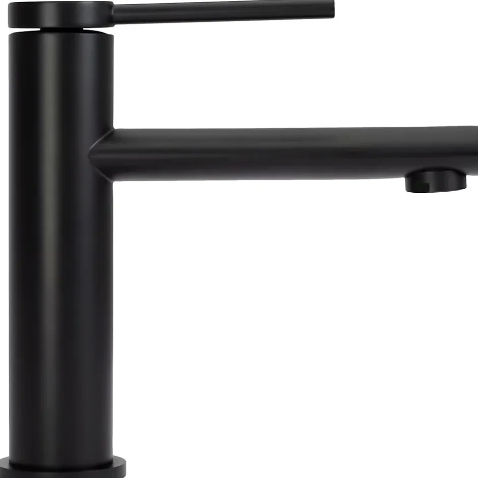 Rea Robinet de lavabo Oval black low* Robinet Lave-Mains