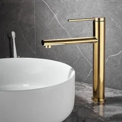 Rea Robinet de lavabo Oval gold high