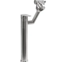 Rea Robinet de lavabo Paco brushed nickel high* Robinet Lave-Mains