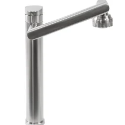 Rea Robinet de lavabo Paco brushed nickel high* Robinet Lave-Mains