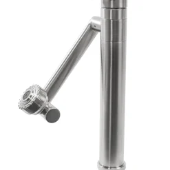 Rea Robinet de lavabo Paco brushed nickel high* Robinet Lave-Mains