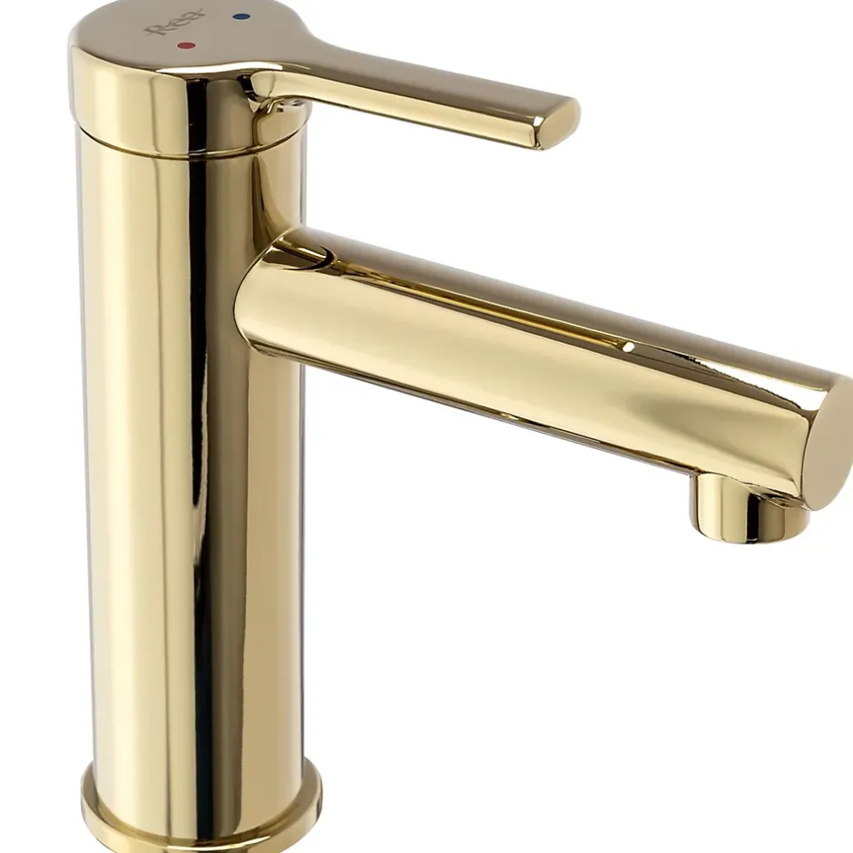 Rea Robinet de lavabo Pixel gold low* Robinet Lave-Mains